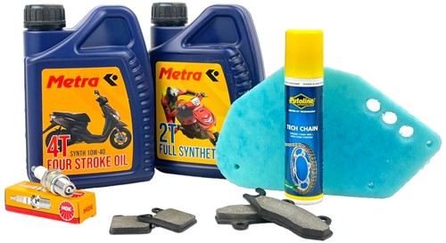 Onderhoudspakket klein Derbi Senda R 50 DRD Pro / Derbi Senda SM DRD 50 Pro vanaf 2005 - 2011