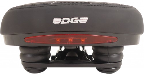 Edge Fietszadel Veneto Incl. Oppakbeugel En Achterlicht Zwart