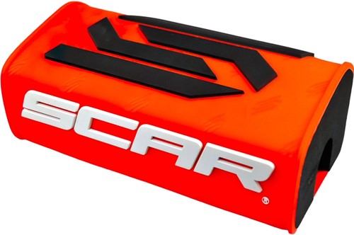 Stuurpad SCAR 3D Fluor Oranje - Voor 22/28mm sturen - Zonder Middenbeugel