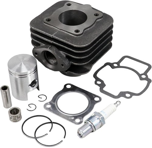 Cilinder Kit 50cc Aprilia 2T / Derbi 2T / Piaggio 2T / Gilera 2T / Vespa 2T / Italjet 2T Luchtgekoeld
