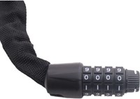 Fiets Kettingslot met code Edge Web Racer 90cm - zwart-3
