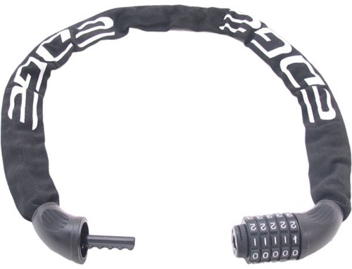 Fiets Kettingslot met code Edge Trace Code 90cm - zwart