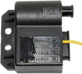 bobine / cdi minarelli AM6 / yamaha TZR 50 / vespa pk50 / motorhispania RYZ 4-polige aansluiting model ducati