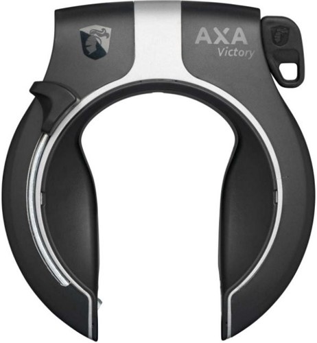 Fiets Ringslot Axa ART** Victory Met Uitneembare Sleutel - Grijs / Zwart