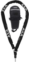Fiets Insteekketting met tas Axa RLC 140/5,5 - zwart