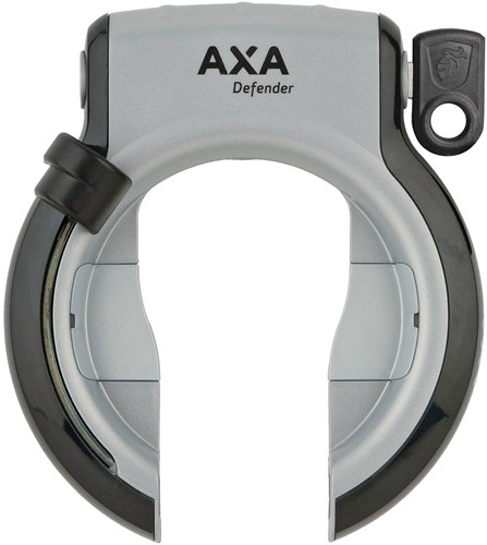Fiets Ringslot Axa Defender Met Uitneembare Sleutel Grijs / Mat Zwart