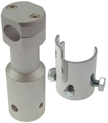 Stuur Clamp voor Peugeot Speedfight 1-2 / Peugeot Viva City T/m 2007 - Mat Aluminium