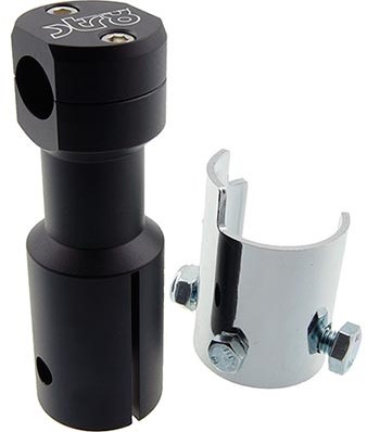 Stuur Clamp voor Peugeot Speedfight 1-2 / Peugeot Viva City T/m 2007 - Mat Zwart