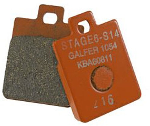 Remblokset Stage6 Racing voor Vespa / Piaggio / Gilera / Aprilia / CPI / Peugeot Galfer S14 S6-1025014/R