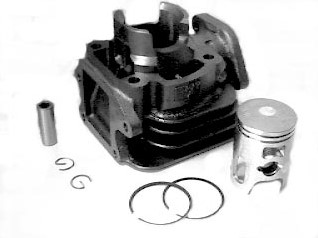 cilinder 50cc sym jet50 na 2002 + membraan aansluiting