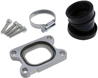 Spruitstuk Polini 12 t/m 21mm voor Derbi D50B0 / Derbi EBE50 / Minarelli AM6 variabel 20° 215.0427