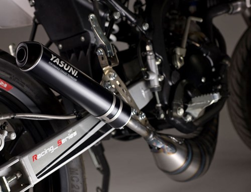 Uitlaat Yasuni Derbi Senda Zwart demper Bovenlangs MAX serie tub230xb - 50