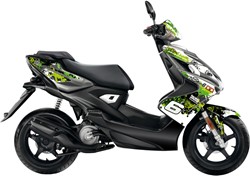 Sticker Set Stage6 voor Yamaha Aerox 50 2T V.a 2013 / MBK Nitro 50 2T V.a 2013 - Groen / Zwart