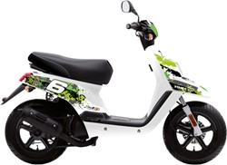 Sticker Set Stage6 voor Yamaha BWS / MBK Booster V.a 2004 - Groen / Zwart
