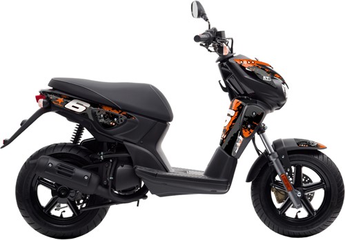 Sticker Set Stage6 voor Yamaha Slider / MBK Stunt - Oranje / Zwart 