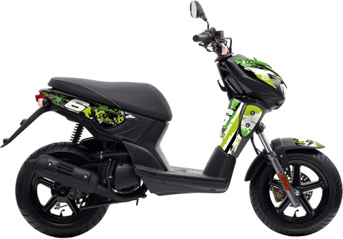 Sticker Set Stage6 voor Yamaha Slider / MBK Stunt - Groen / Zwart