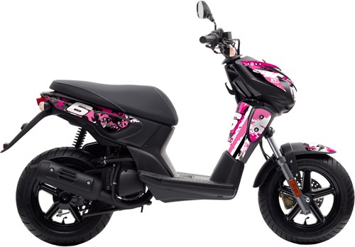 Sticker Set Stage6 voor Yamaha Slider / MBK Stunt - Roze / Zwart