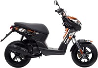 Sticker Set Stage6 voor Yamaha Slider / MBK Stunt - Oranje / Wit