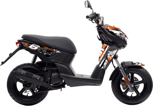 Sticker Set Stage6 voor Yamaha Slider / MBK Stunt - Oranje / Wit