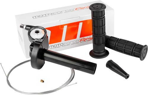Gashandel Speedgas Motoforce Racing Korte Slag + Gaskabel Universeel