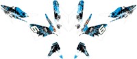 Sticker Set Stage6 voor Yamaha Aerox 50 2T T/m 2012 / MBK Nitro 50 2T - Blauw / Zwart-2
