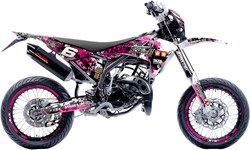 Sticker Set Stage6 voor Fantic XM 50  - Roze