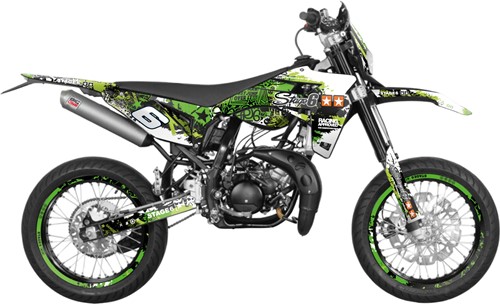 Sticker Set Stage6 voor Sherco SM 50 - Groen