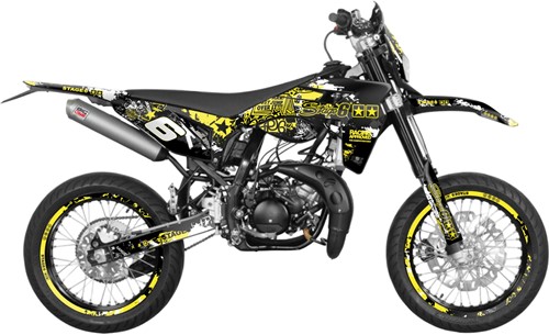 Sticker Set Stage6 voor Sherco SM 50 - Geel