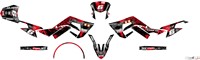 Sticker Set Stage6 voor Derbi Senda SM 50 X-treme / Derbi Senda R 50 X-treme / Gilera RCR / Gilera SMT vanaf bouwjaar 2018 - Rood-2
