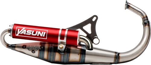 Uitlaat Yasuni Z Rood Aprilia Amico / Yamaha slider / Mbk Booster / Mbk Stunt / Aprilia Amico / Yamaha Bws
