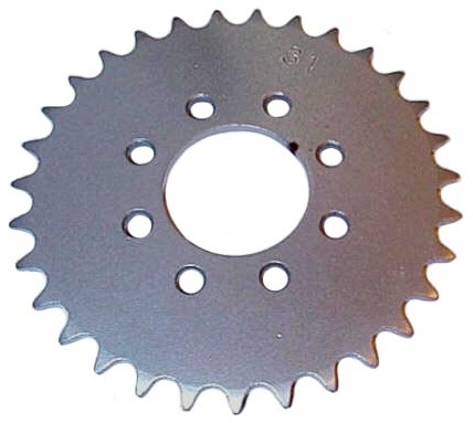 Achtertandwiel 31T Tomos A3 / Tomos A35 / Tomos Flexer XL /Tomos Flexer EX / Tomos Standaard / Tomos Classic
