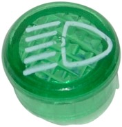 cockpitlampje glas tomos funtastic / tomos revival / tomos youngster - groen voor klein licht weergave