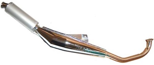 uitlaat tomos funtastic - tecno aluminium