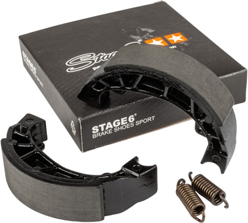 Remschoen Set Achter Stage6 Sport 110x25mm Aprilia 2T / Derbi 2T / Piaggio 2T / Gilera 2T / Vespa 2T / Italjet 2T