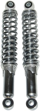 Schokbreker Set Chroom (280mm) Tomos A35 / Tomos A3 / Puch Maxi / Vespa Citta Originele Kwaliteit