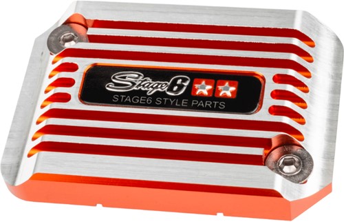 Deksel Remhandel Stage6 CNC voor Yamaha Aerox / MBK Nitro - Oranje 