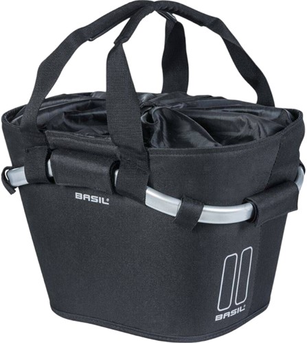 Fietsmand Basil Classic Carry All Front 15 Liter 28 x 37 x 25 cm - Zwart