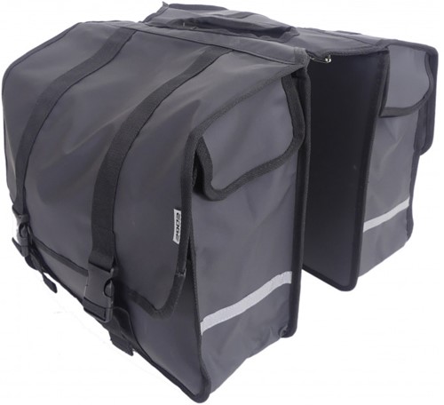 EDGE Dubbele Fietstas / E-bike Transporter 40 Liter 33x39x15cm Zwart