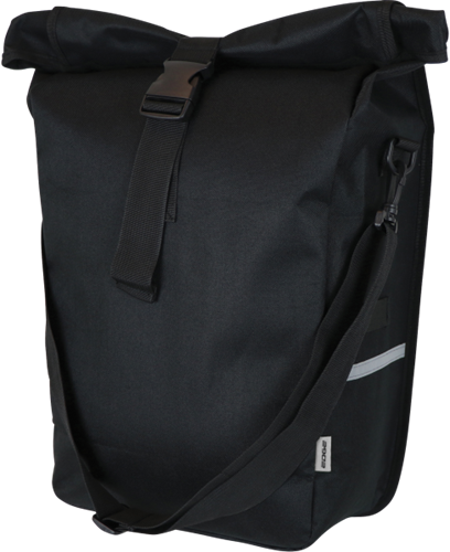 Fiets Edge enkele fietstas Leisure 18 liter 48 x 30 x 15 cm - zwart