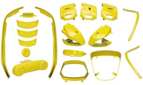 Complete Stylingkit / Sierlijst Set Vespa Sprint Geel (Voor Modellen V.a 2018)