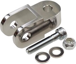 Schokbrekerverlenger Zilver Aprilia / AGM / Beta / BTC / CPi / Iva / Kymco / Keeway / Malaguti / Mbk / Peugeot / Sym / Yamaha - Lengte 40mm