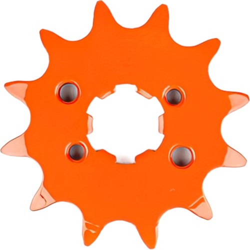 Voortandwiel 14T voor Aprilia / Gilera / Derbi Senda D50B0 / EBE / EBS - Oranje