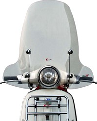 Windscherm FACO Hoog Helder Vespa Primavera / Vespa Elettrica Hoogte 720mm