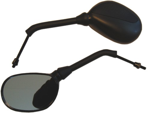 Spiegel Set Carbon Peugeot Ludix / Peugeot Ludix Blaster (Lang Schroefdraad)