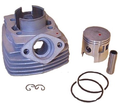cilinder 70cc Airsal peugeot fox / honda wallaroo + zuiger en zuigerveren