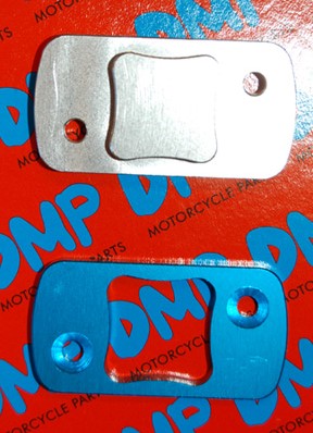 rempotdeksel peugeot speedfight 1-2 CNC gefreesd blauw / aluminium 2-delig op=op