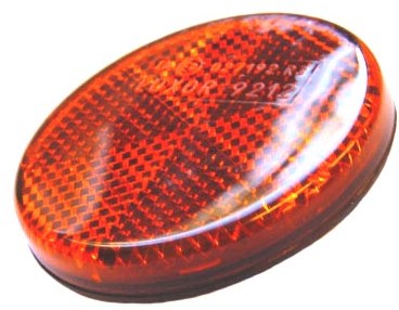 reflector rond oranje + bout aansluiting peugeot / kymco scooter
