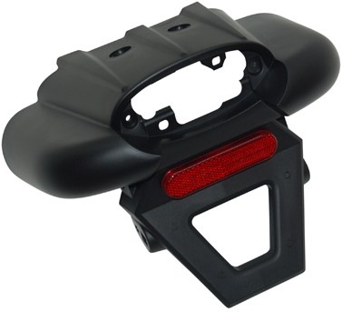 achterspatbord peugeot ludix zwart + houder achterlicht 761493n