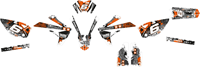 Sticker Set Stage6 voor Rieju MRT Bouwjaar 2009 t/m 2022 - Oranje / Wit-2