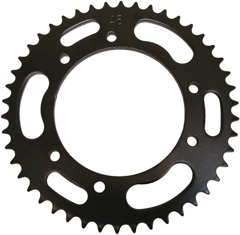 Achtertandwiel DMP voor Derbi / Yamaha / Aprilia / Peugeot / Motorhispania / Rieju / Malaguti / Gilera 46 tands